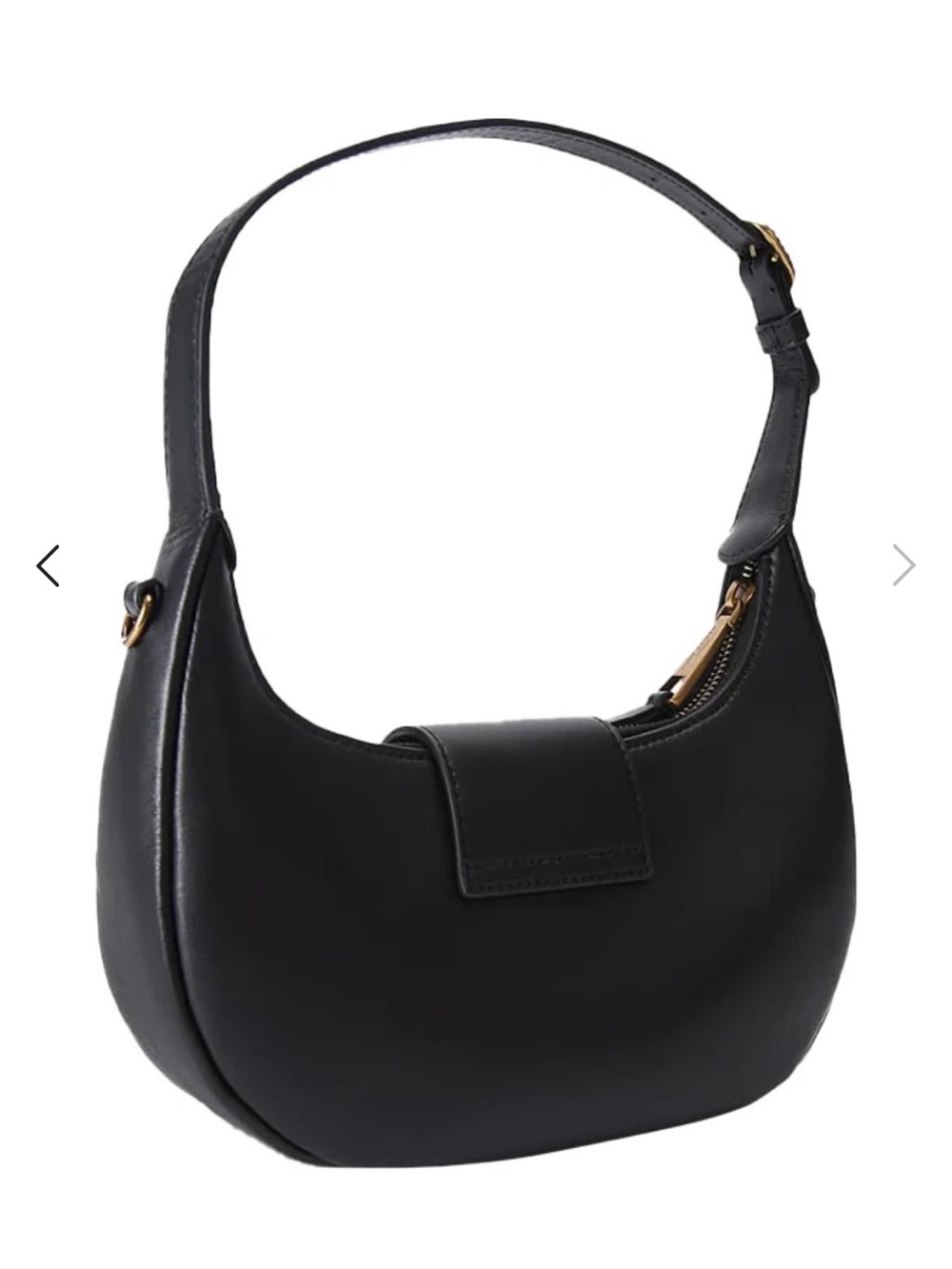 Kurt Geiger Leather Shoulder Purse with Gold Emblem. London, England - Picture 4 of 7